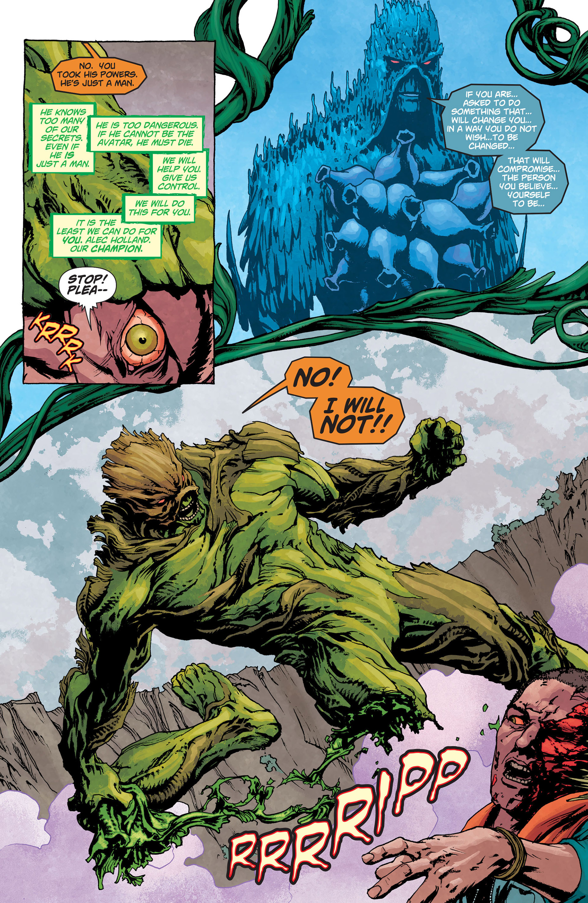 Read online Swamp Thing (2011) comic -  Issue #25 - 17