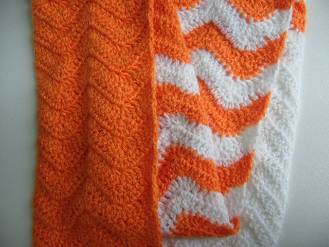 crochet chevron infinity scarf pattern