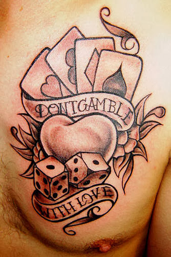 Tatuaje no apuestes con el amor