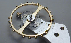 The heart of a mechanical watch