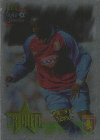 FUTERA Fans Selection 1998 Aston Villa FC Football Trading card Embossed cards 