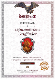 Certificato di LightScintille6007