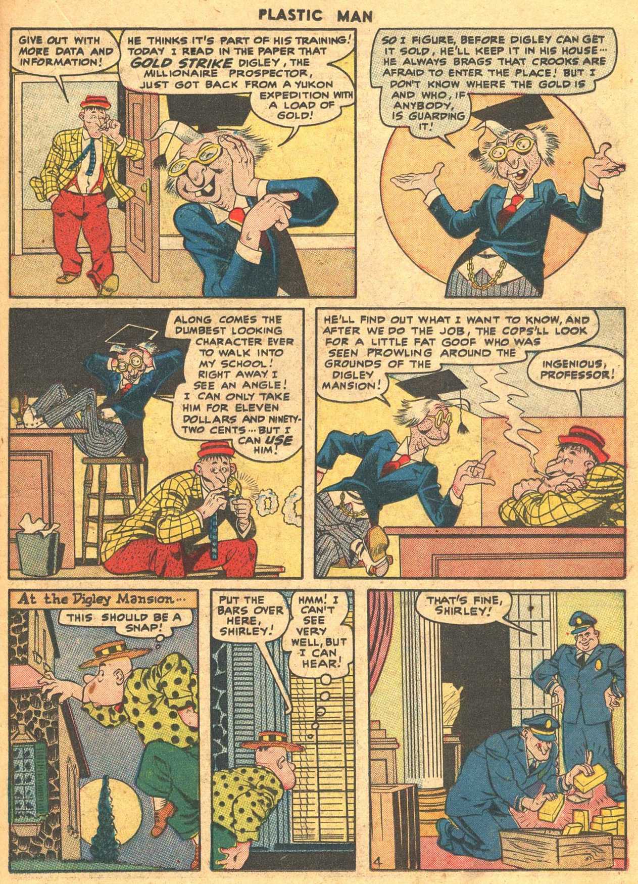 Read online Plastic Man (1943) comic -  Issue #7 - 29