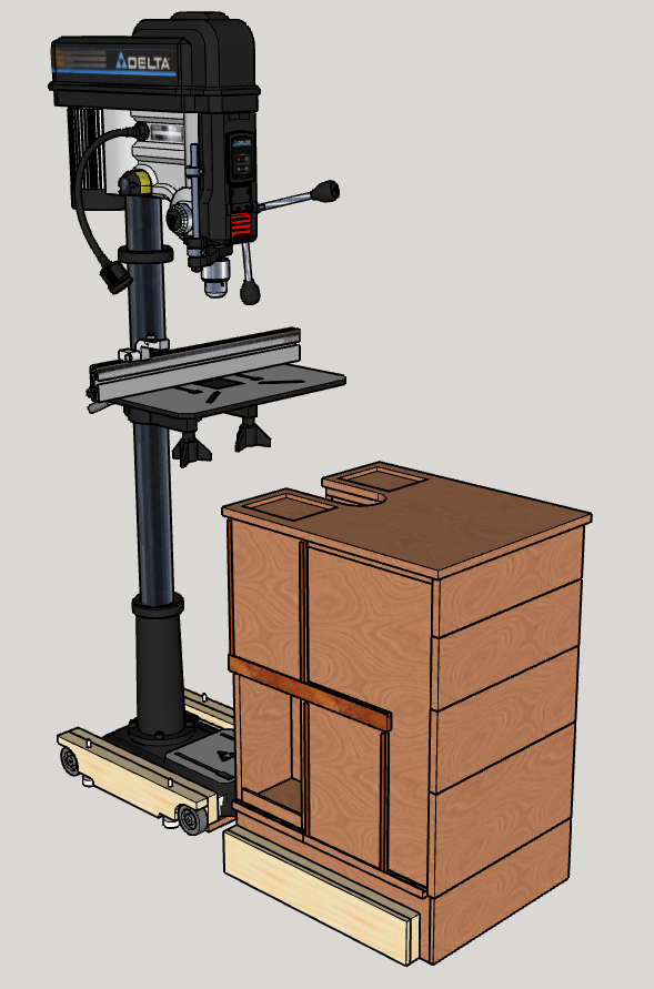 TMc Woodworks Drill Press Upgrade Part 1 Design Process