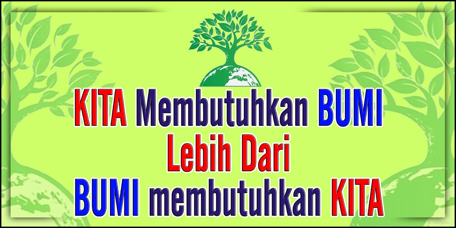 Banner Slogan Lingkungan/ Adiwiyata ainun naiem