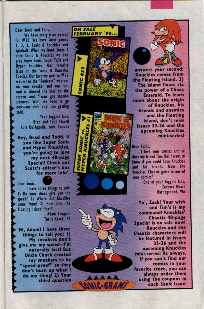 Read online Sonic The Hedgehog comic -  Issue #32 - 29