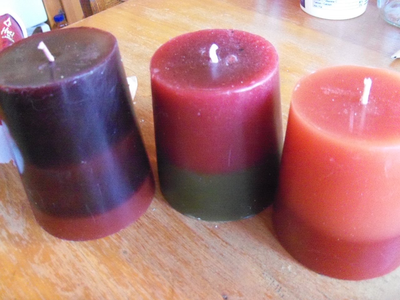 QuillingARTandMore Candles from recycled wax!