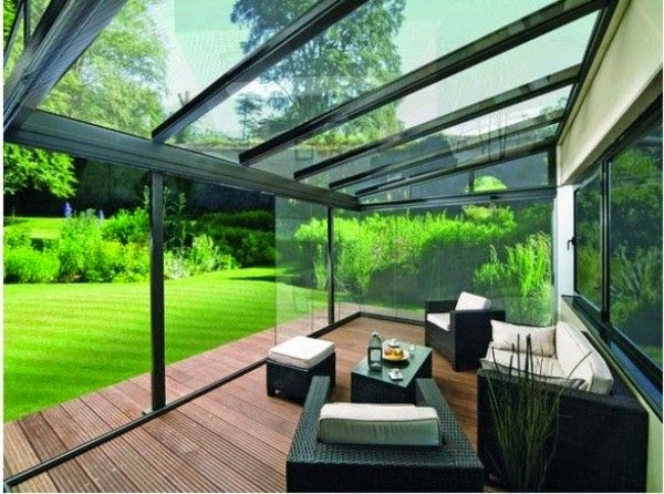 Effective ideas for a canopy made of glass