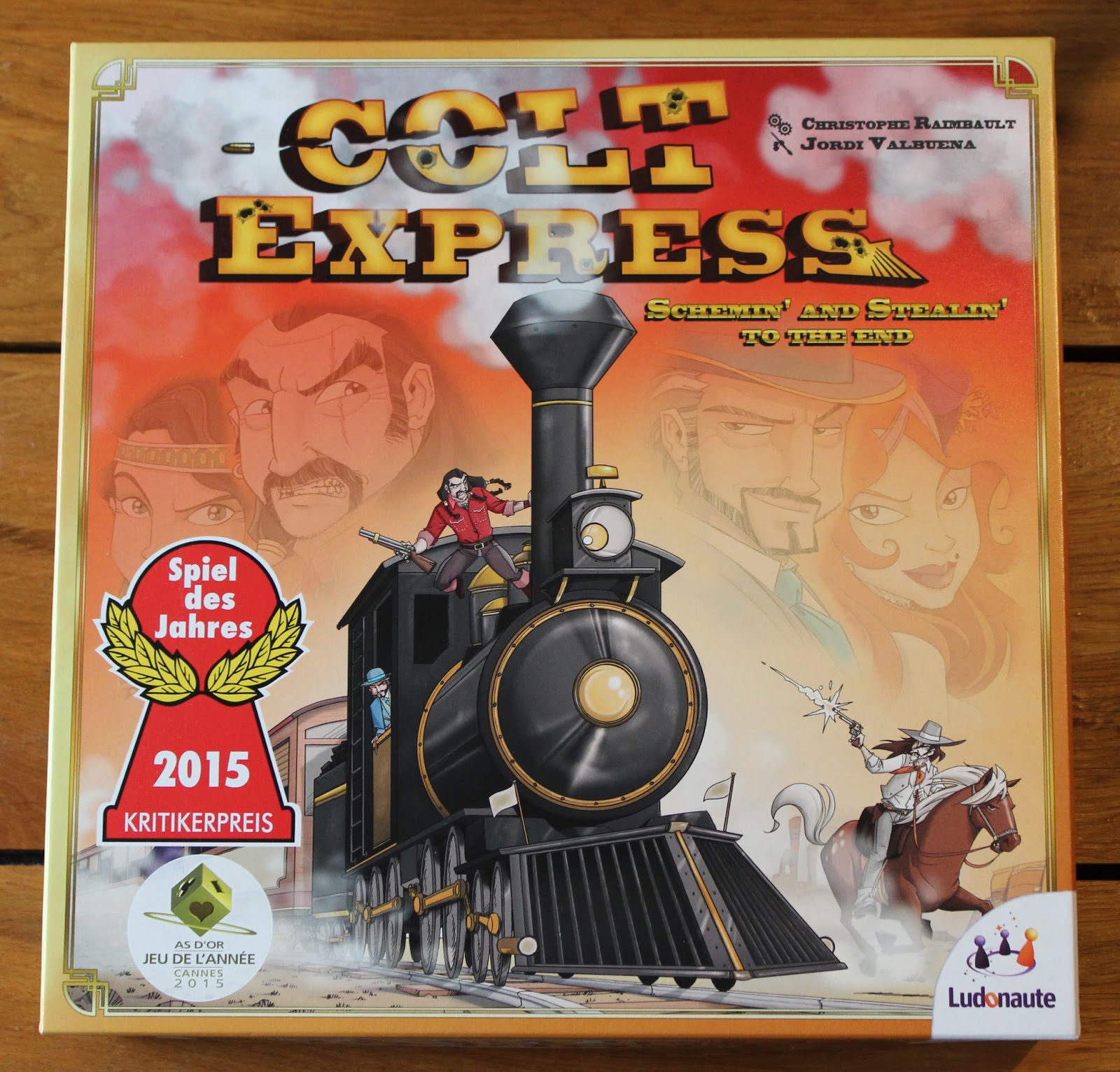 It's time board the chaos train in COLT EXPRESS (Board Game