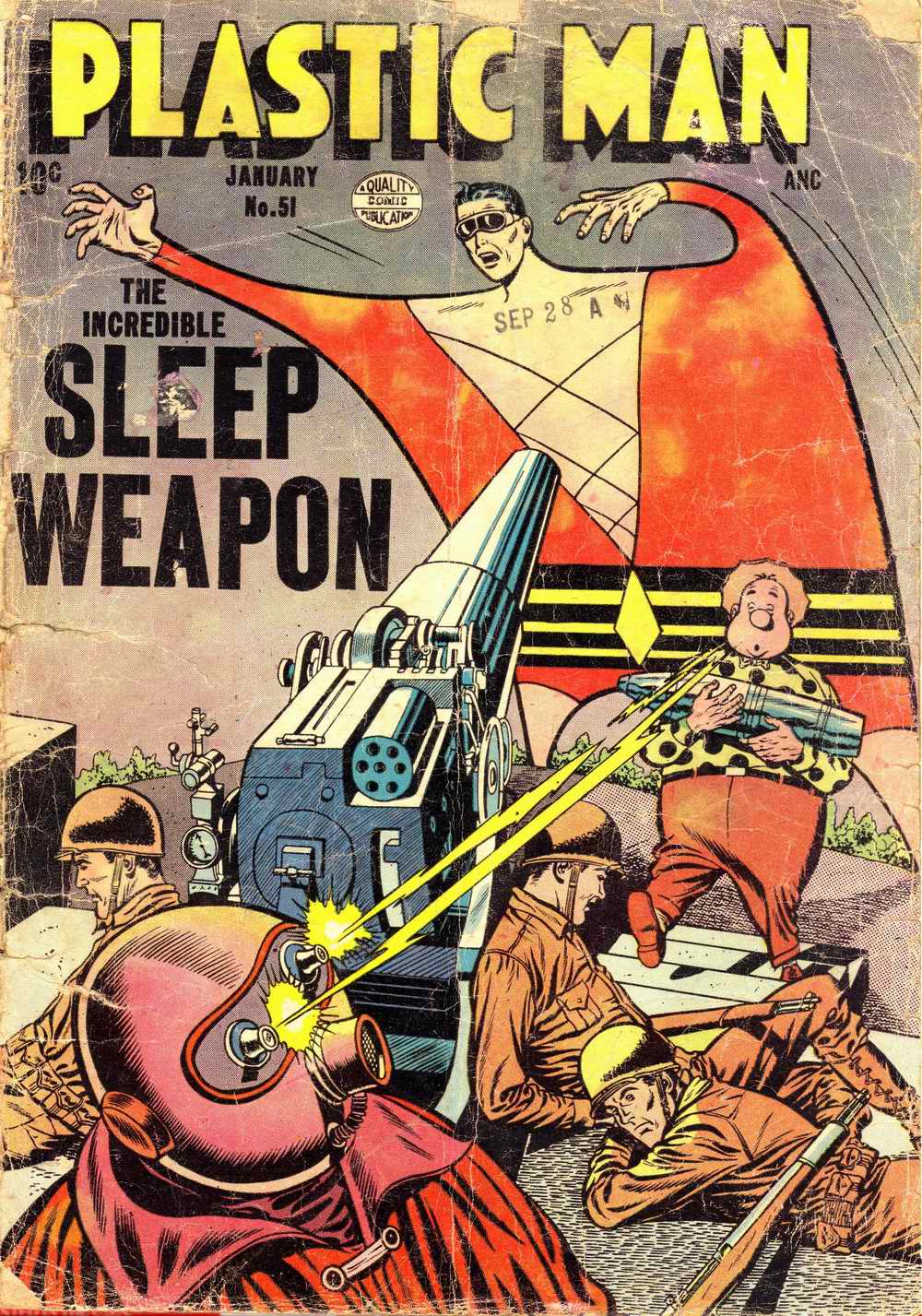 Read online Plastic Man (1943) comic -  Issue #51 - 1