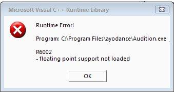 Point support. Ошибка the following components are required to Run this program Microsoft Visual c++ runtime.