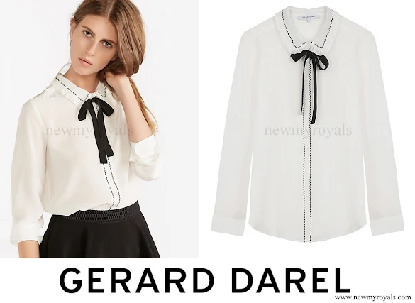 Kate Middleton wore Gerard Darel Josephine Blouse