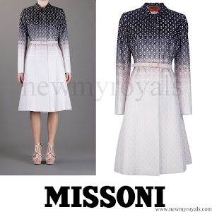 Crown Princess Mary wore MISSONI Belted Coat