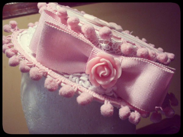 Pink Frilly Minihat