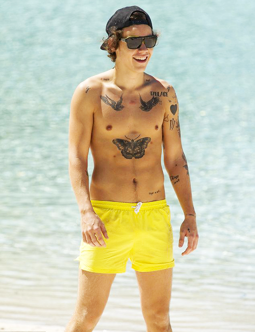 One Direction: Harry on the beach, Gold Coast (18.10.2013.)