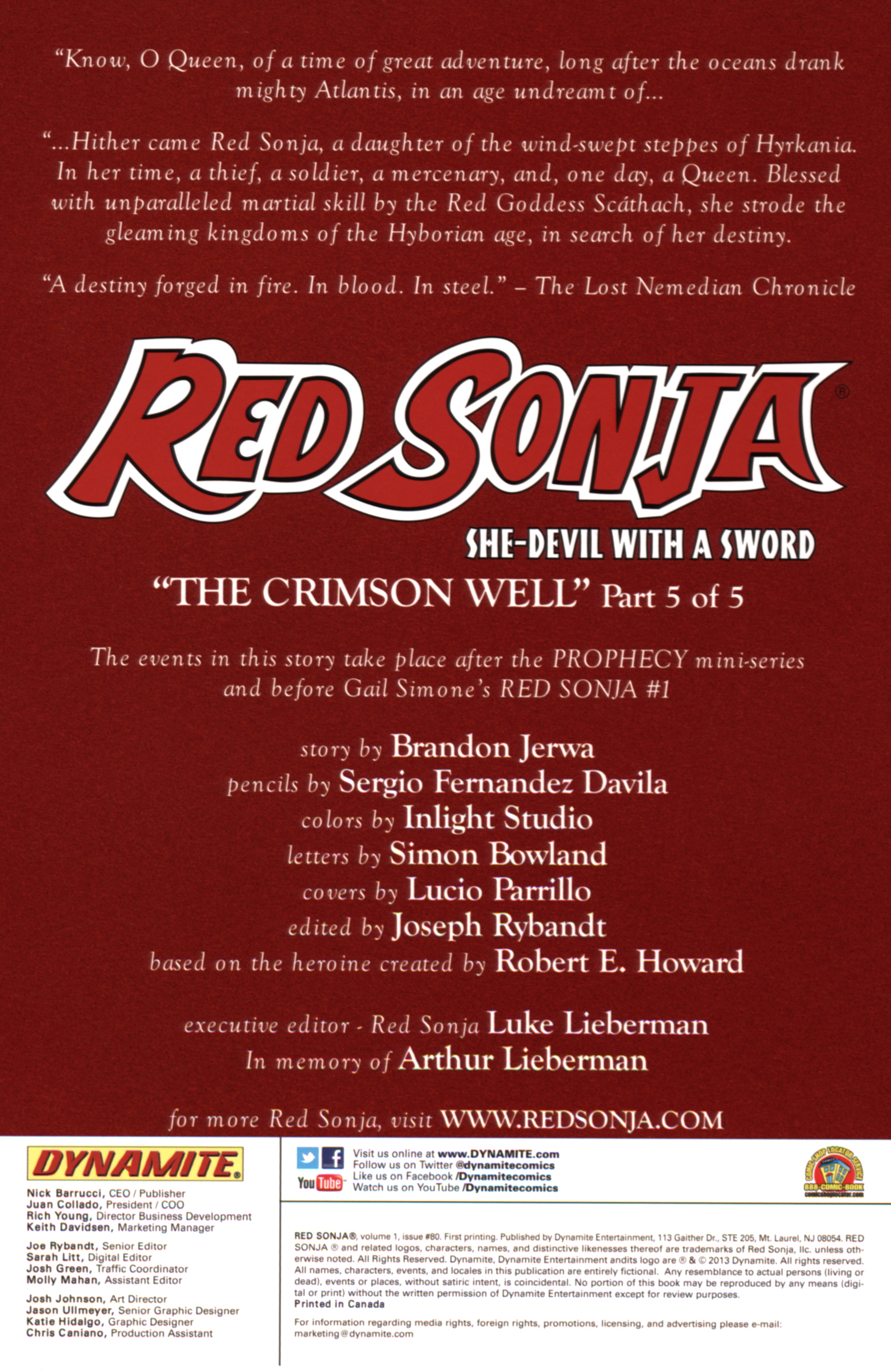 Red Sonja (2005) Issue #80 #85 - English 2
