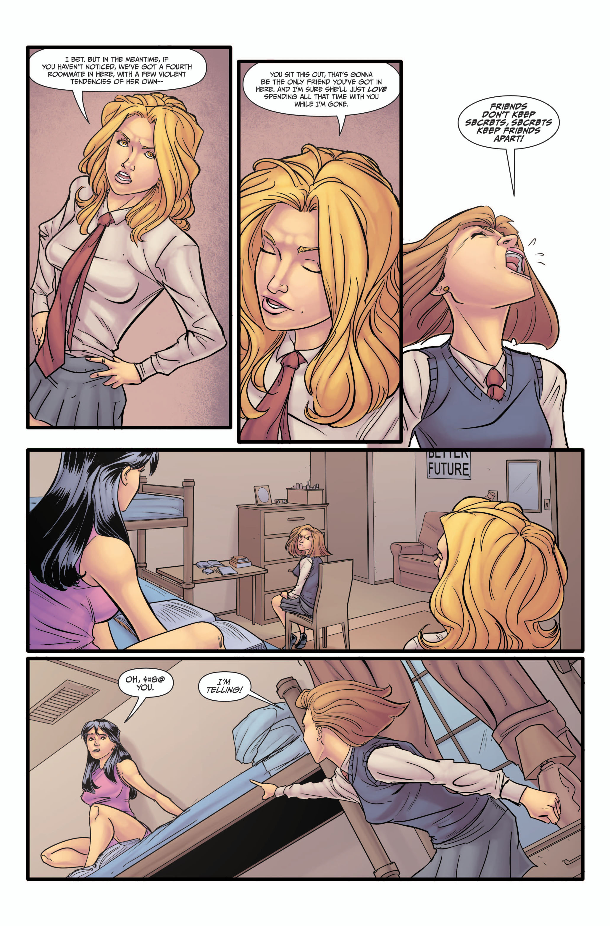 Read online Morning Glories comic -  Issue #4 - 7