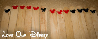 Mickey Chore Sticks to ear money for Disney. Great for kids. LoveOurDisney.com has a tutorial for it.
