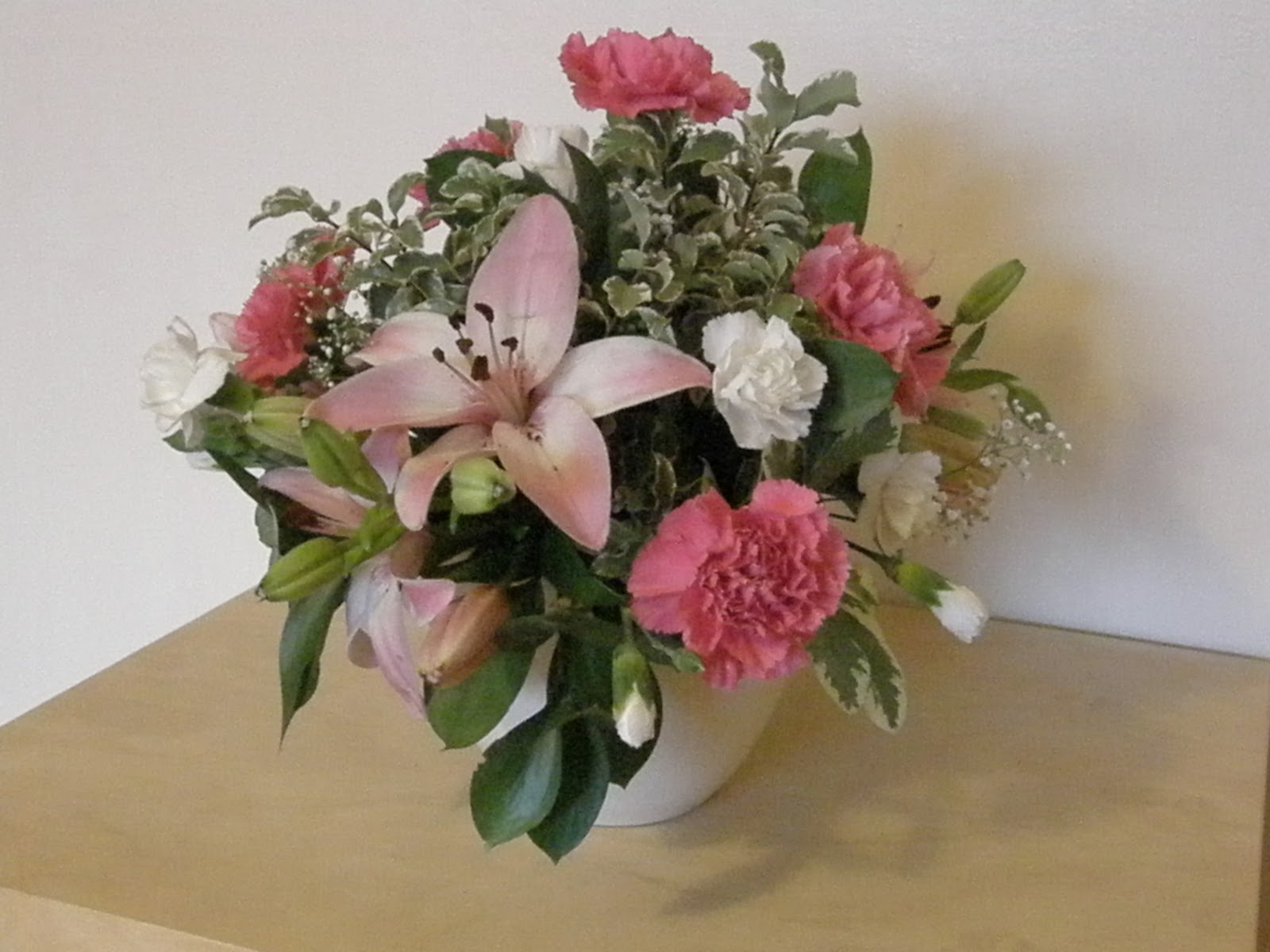 Sue's Family, Flowers and Fun Stuff A Birthday Flower Arrangement and