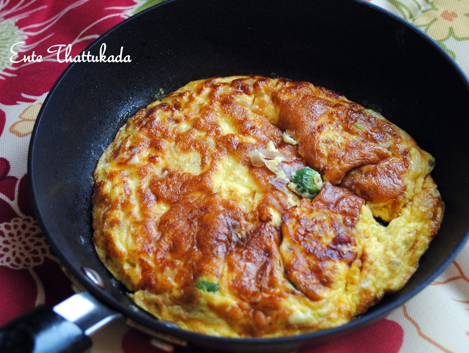 Ente Thattukada Egg Omelette with Cottage Cheese