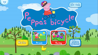 Peppa Pig bicycle App Gameplay