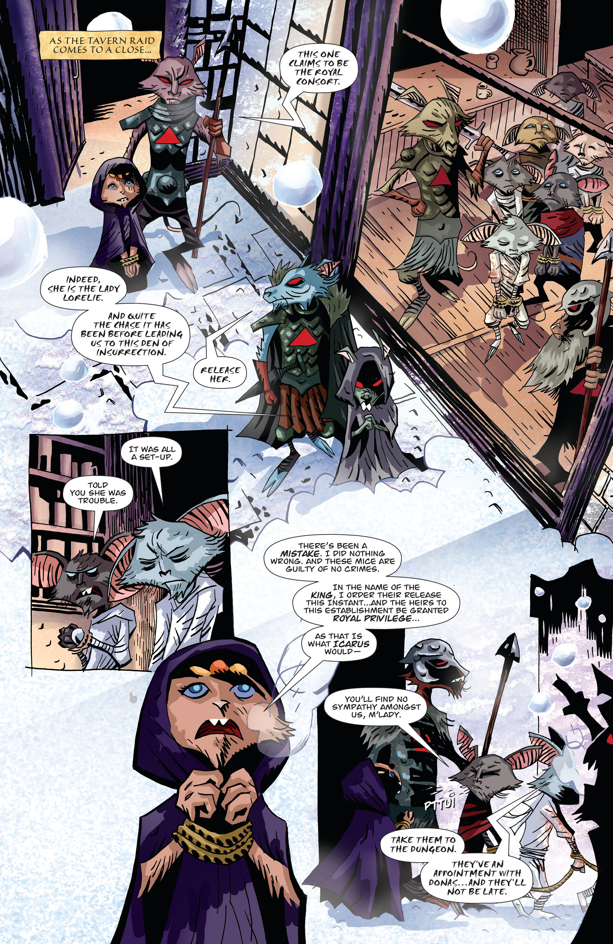 Read online The Mice Templar Volume 3: A Midwinter Night's Dream comic -  Issue # _TPB - 216