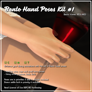 [Black Tulip] Poses FP - BENTO Hand Poses Kit #1