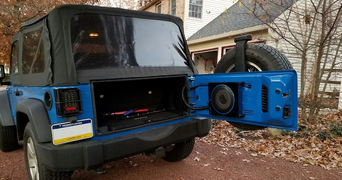 Randomly Learned: Inexpensive Compact Subwoofer and Amp for 2 Door Jeep  Wrangler