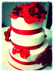 cake roses romantic tiers tier cakes