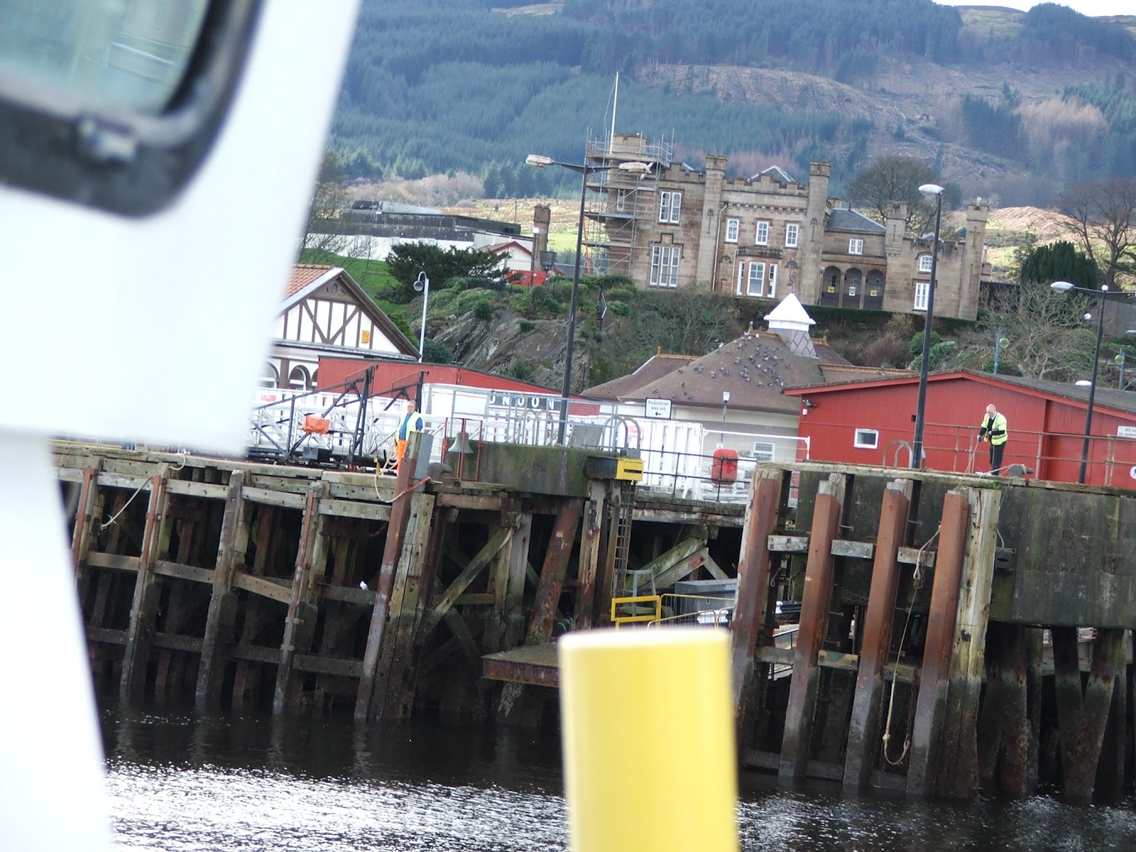 West of Scotland Ferries Argyll Ferries using Dunoon old Pier 18/3/12