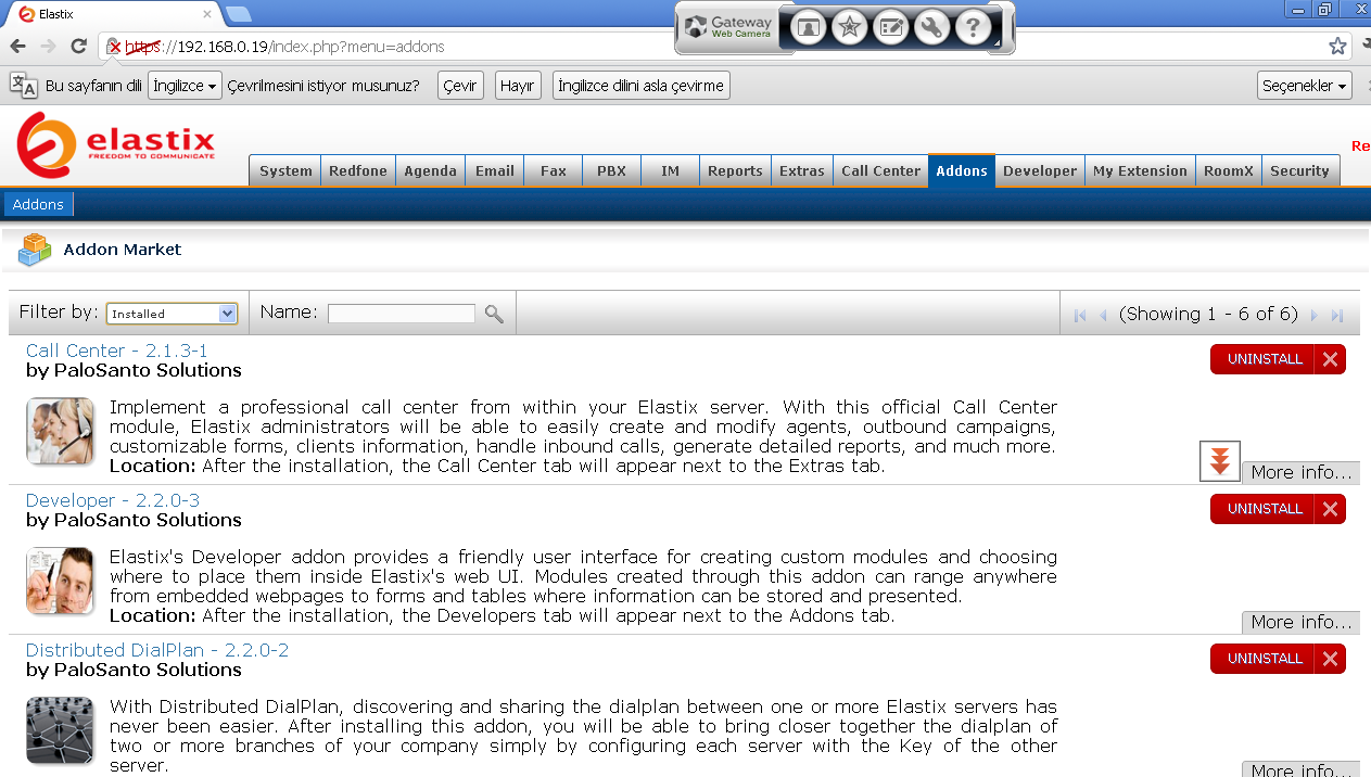 elastix call center module
