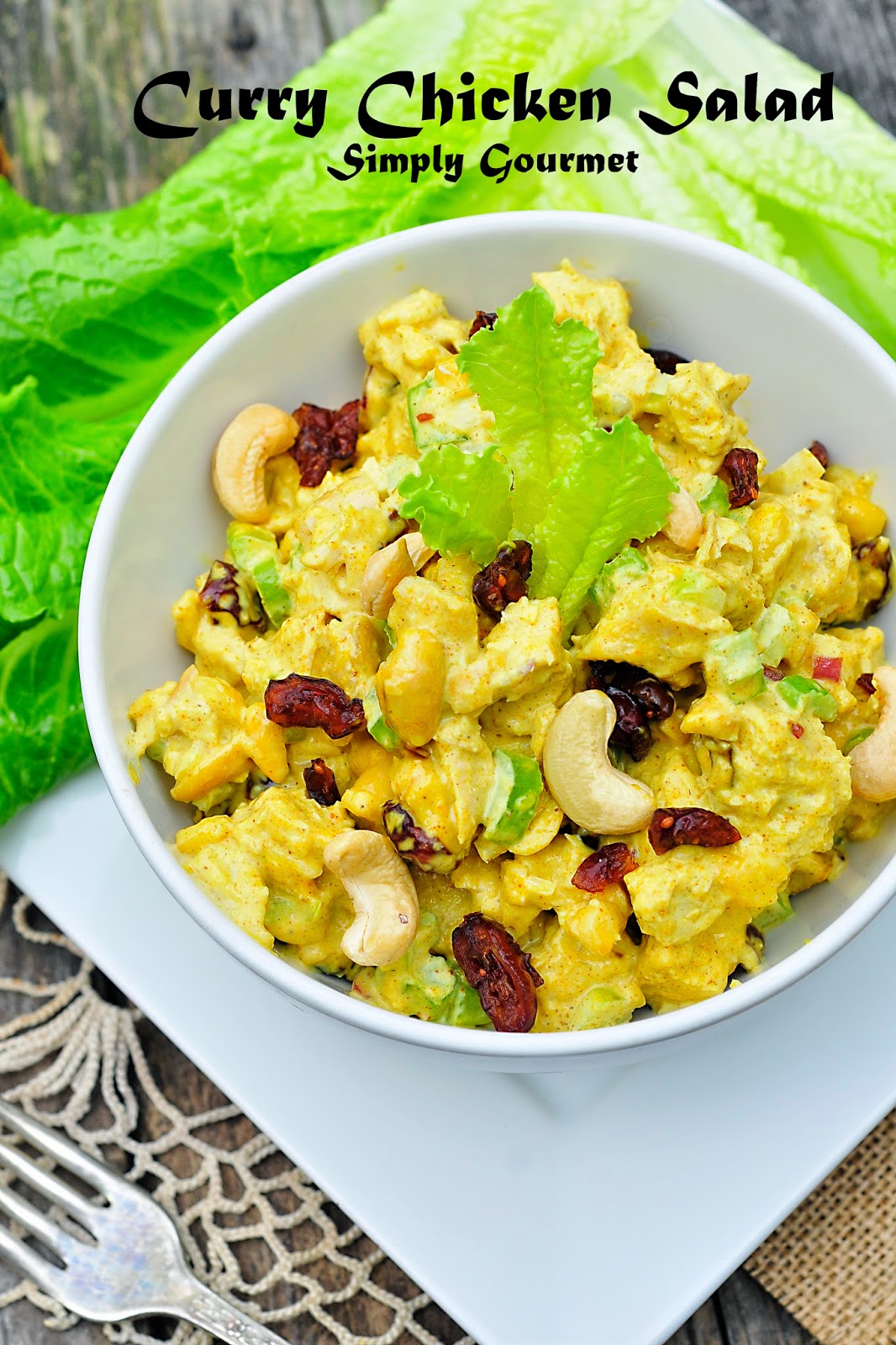 Simply Gourmet Curry Chicken Salad