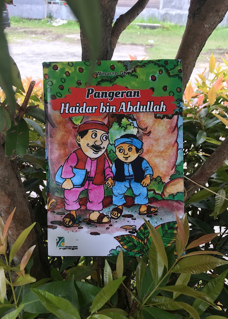 Buku cerita "Pangeran Haidar bin Abdullah"