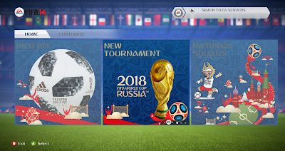 FIFA 14 ModdingWay Mod Update 22.0.0 World Cup 2018 Edition