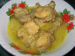 Opor Ayam Kuning Ketupat Lebaran Opor Ayam Kuning
