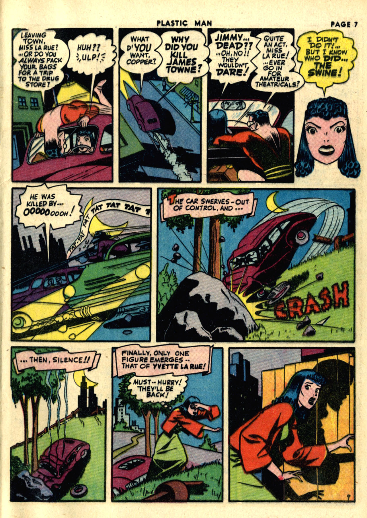 Read online Plastic Man (1943) comic -  Issue #1 - 9