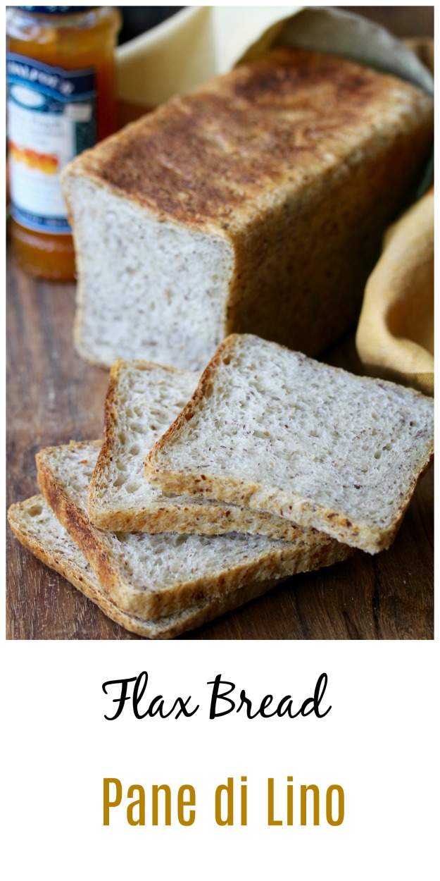 Ground Flaxseed Bread | Pane di Lino #bread #flaxbread #panedilino #artisanbread