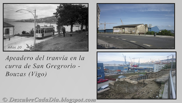Apeadero del tranvía en Bouzas - Vigo