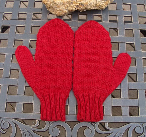 Bead Knitter Gallery Red Mittens