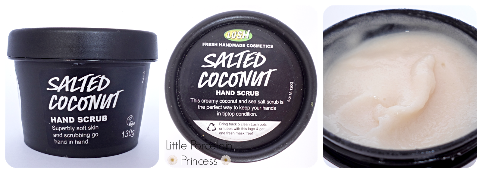 Review LUSH Salted Coconut Hand Scrub