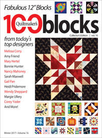 Quiltmaker's 100 Blocks volume 16
