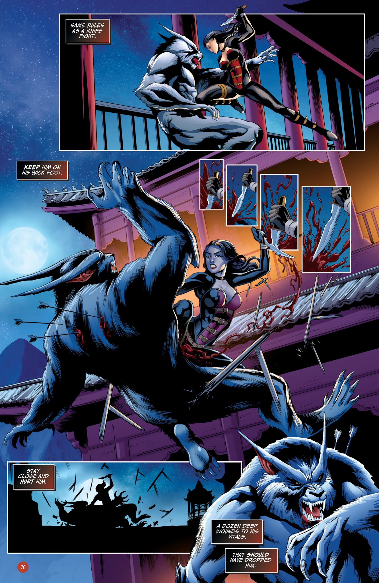 Read online Van Helsing vs. Werewolf comic -  Issue # _TPB 1 - 77