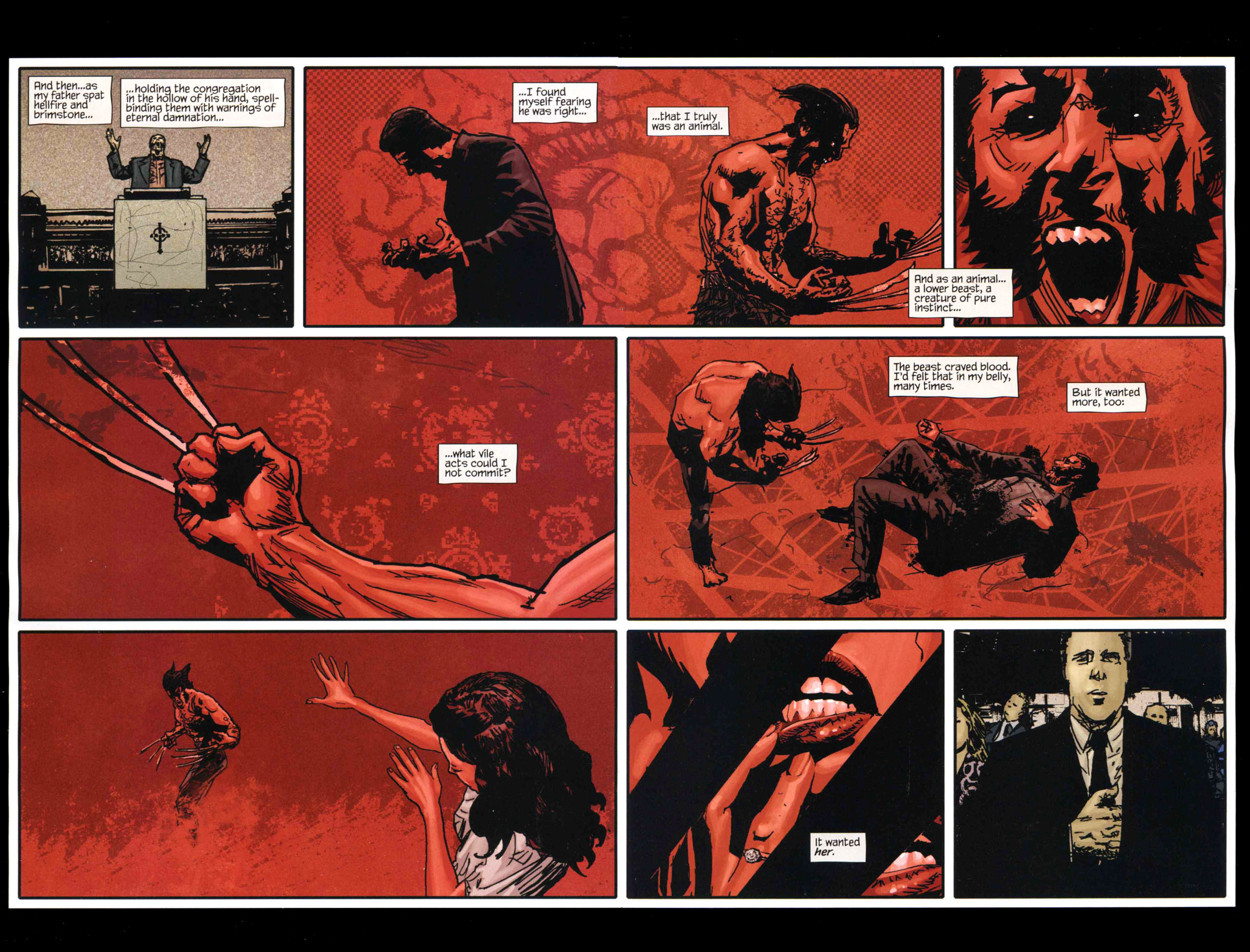 Read online Wolverine Noir comic -  Issue #3 - 8