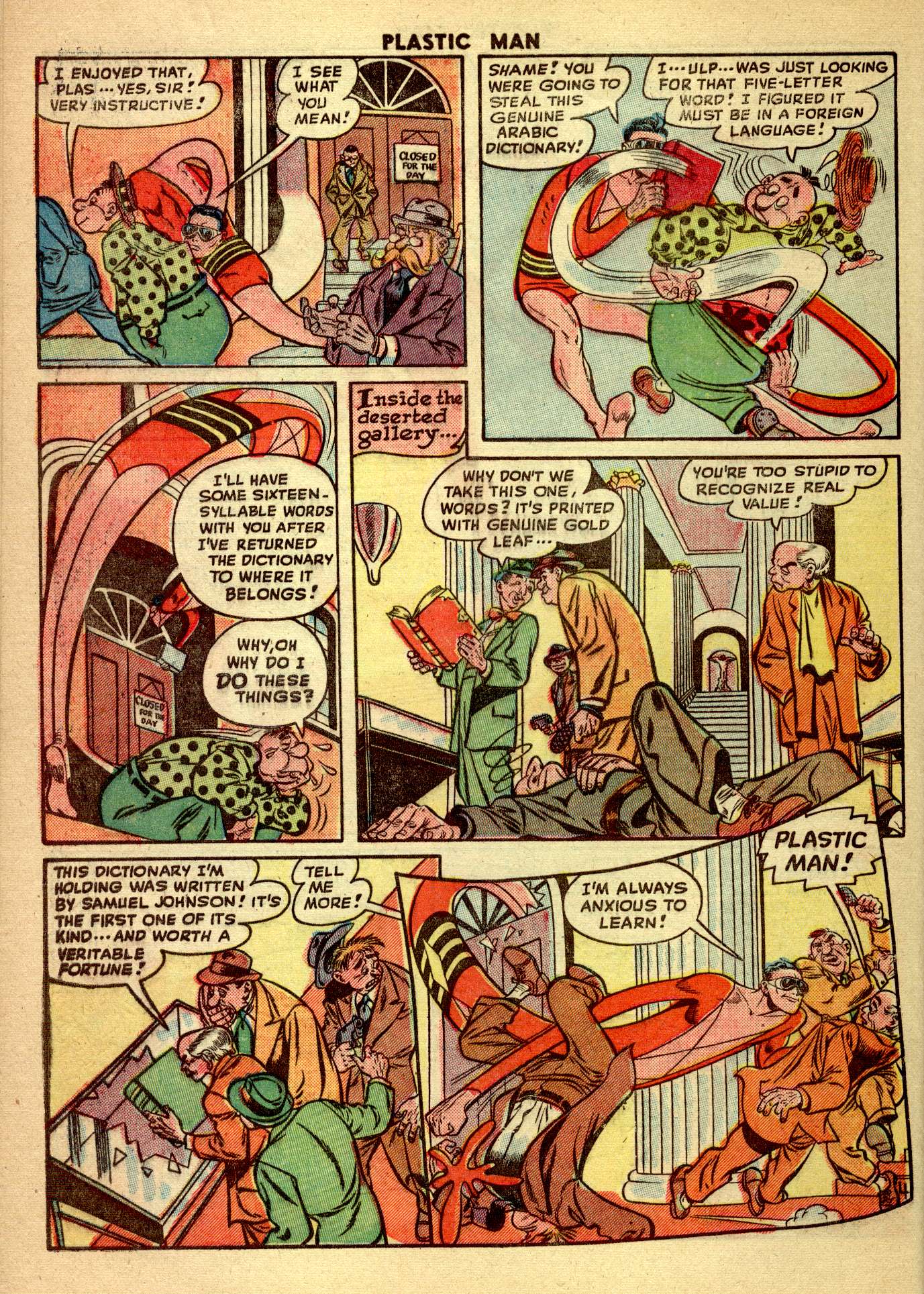 Read online Plastic Man (1943) comic -  Issue #14 - 6