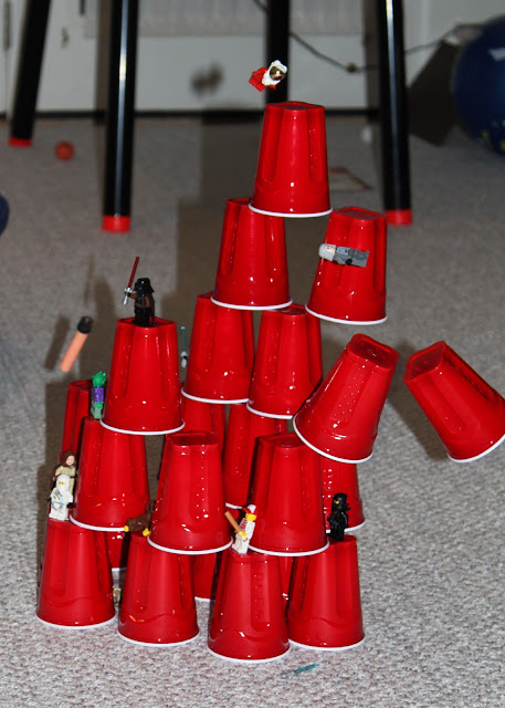 Nerf gun target practice