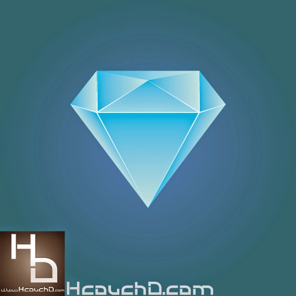 دروس اليستريتور 11 كيفية رسم جوهرة بـ Illustrator ملف Vector مجانا Hcouch Design اشكوش ديزاين