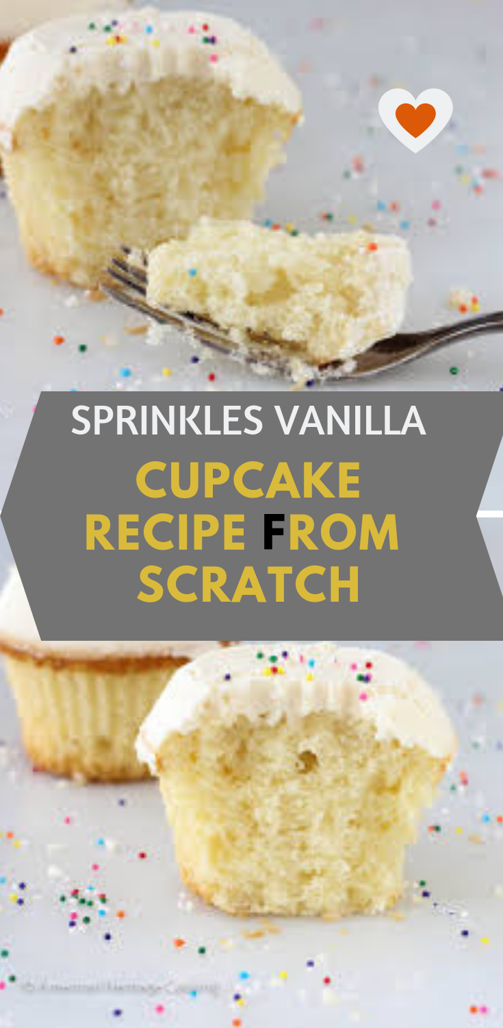 SPRINKLES VANILLA CUPCAKE RECIPE FROM SCRATCH Easy Recipes