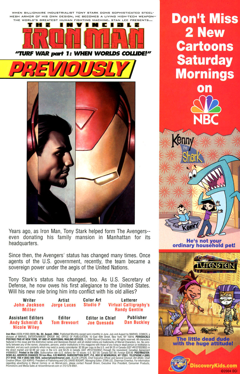 Read online Iron Man (1998) comic -  Issue #84 - 2
