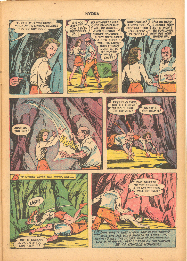 Read online Nyoka the Jungle Girl (1945) comic -  Issue #69 - 23