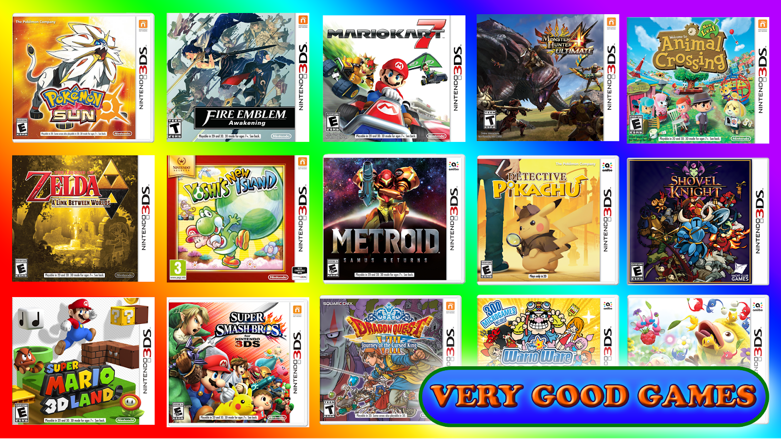 The best games for Nintendo 3DS family of Systems (Nintendo 2DS, 2DS XL)